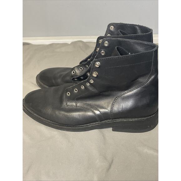 Thursday Boot Co President Black Matte Leather Men\'s Size 13 Lace Up Boots main image 7